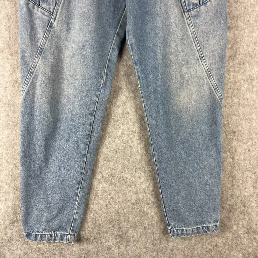Isabel Marant Kerris Jeans Womens FR40 US8 Light Wash High Rise‎ Tapered FLAW